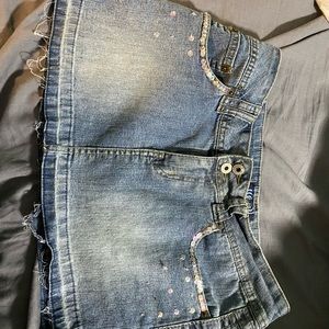 Women's Blue Denim Skirt